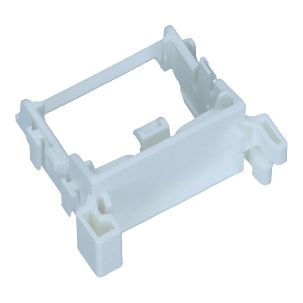 Bevestigingsadapter voor 10-voudig voor 0.14-4mm² soepel en massief wit