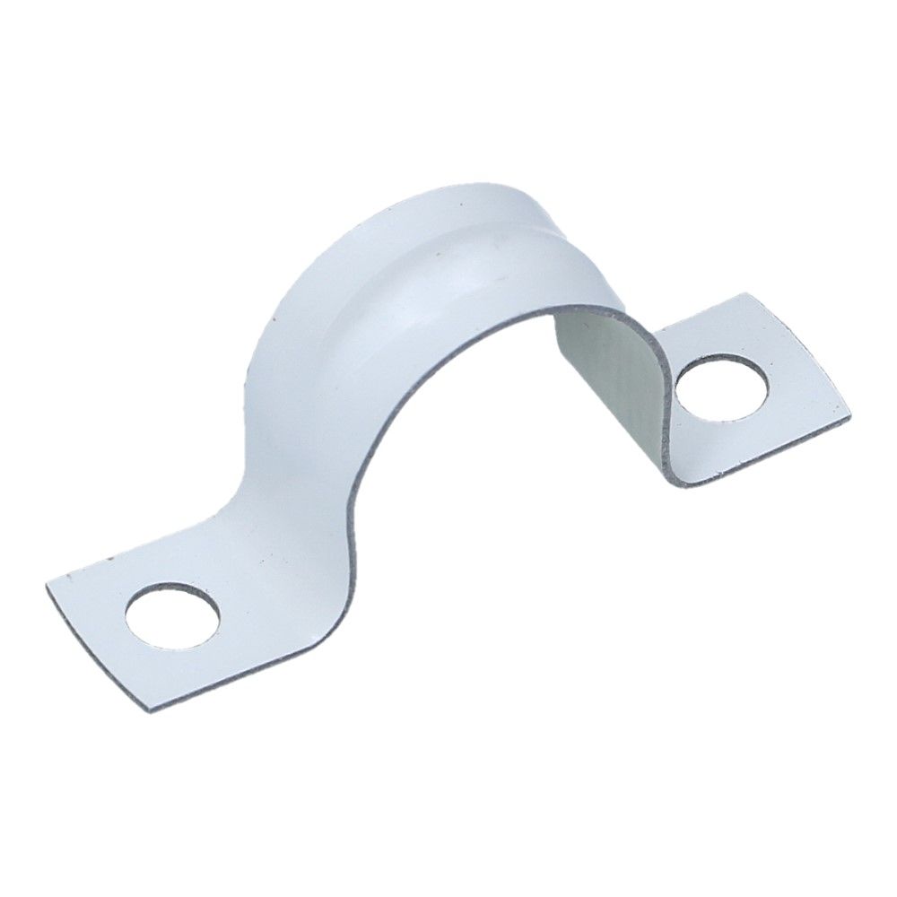 Zadel staal wit Ral 9001 19-20mm - 350 stuks