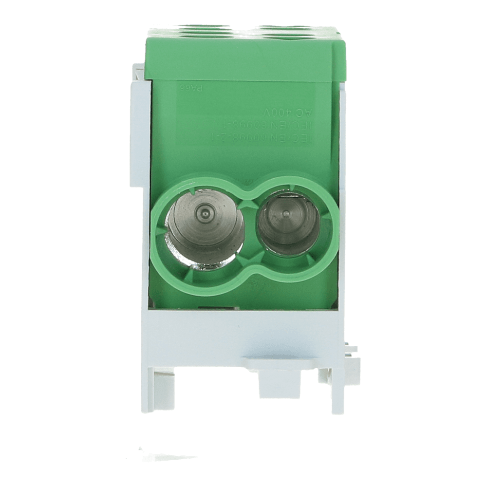 HLAK Hoofdkabel aftakklem 1x35mm²/1x25mm² groen