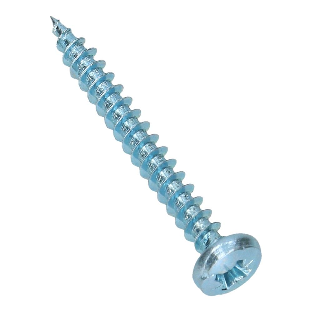 Spaanplaatschroef 4.5x30mm Bolkop Pozidrive 2 - 200 stuks