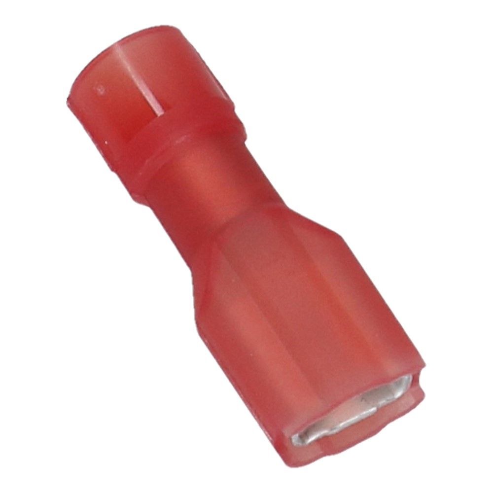 Kabelschoen contra ISO B-4.8mm D-0.5mm Rood - 100 stuks