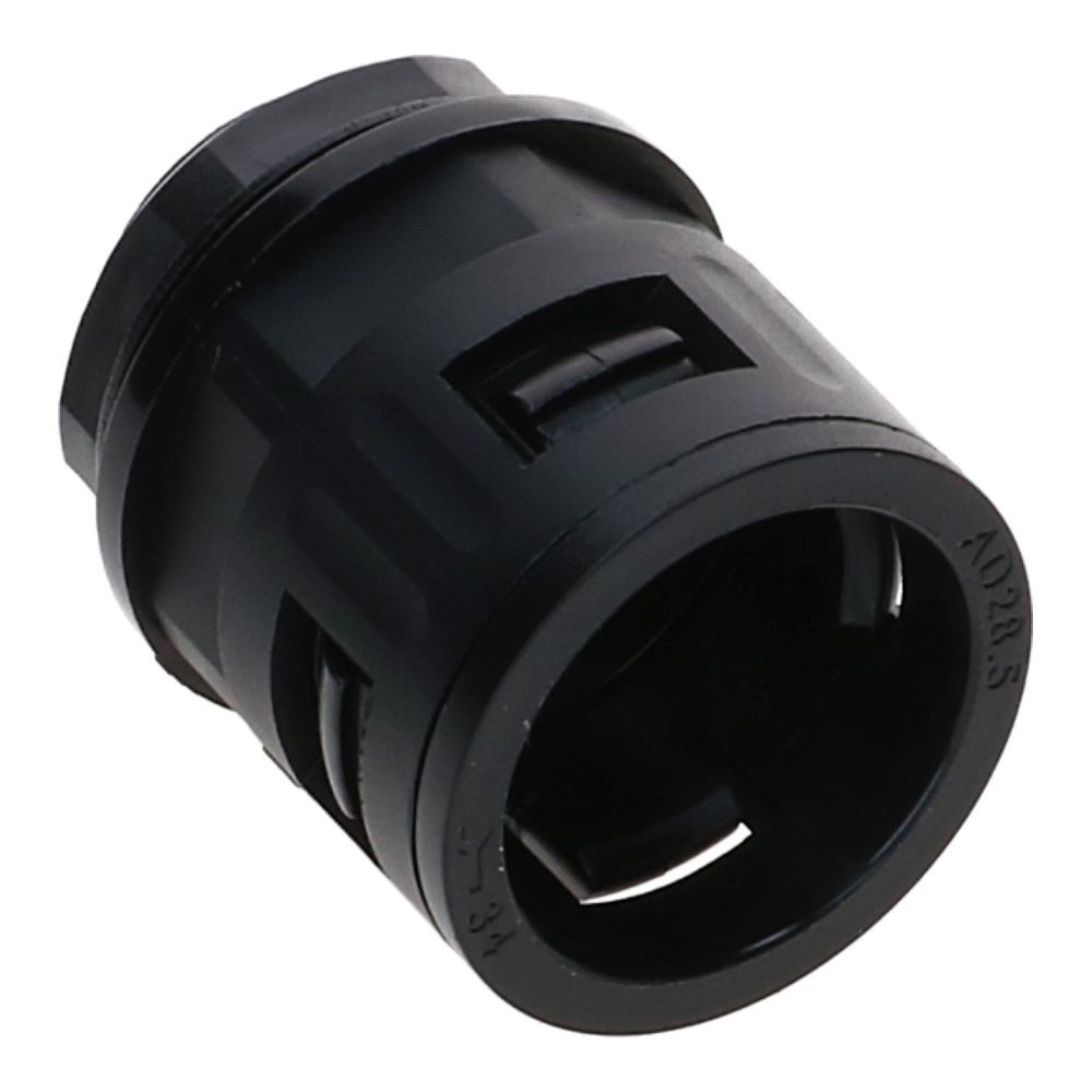 M25 snelconnector flexibele buis zwart 25mm