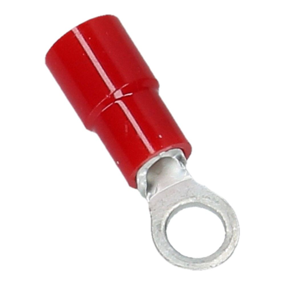 Ringkabelschoen Gat 3.7mm L-5.7mm Rood - 100 stuks