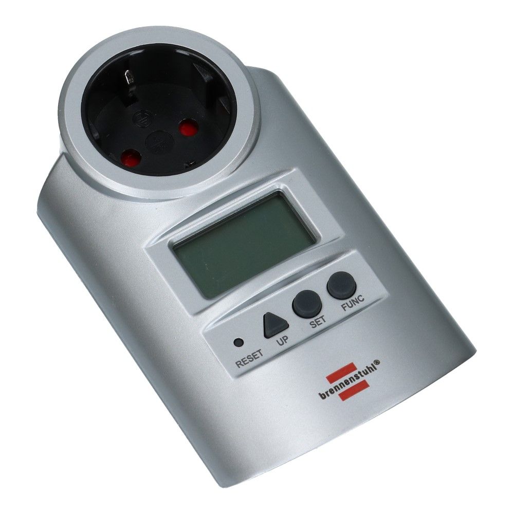 kWh meter stopcontact 16A met tarief en klok