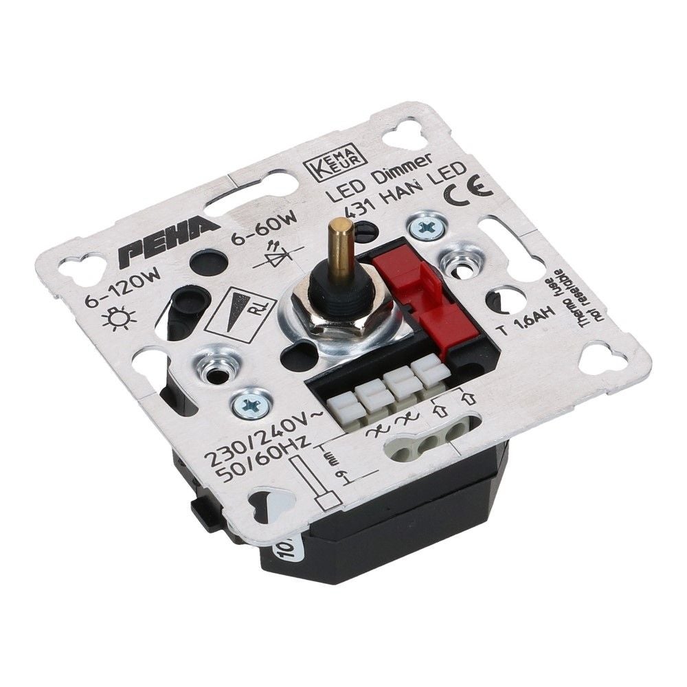 Inbouwsokkel wisseldimmer LED 6-120Watt