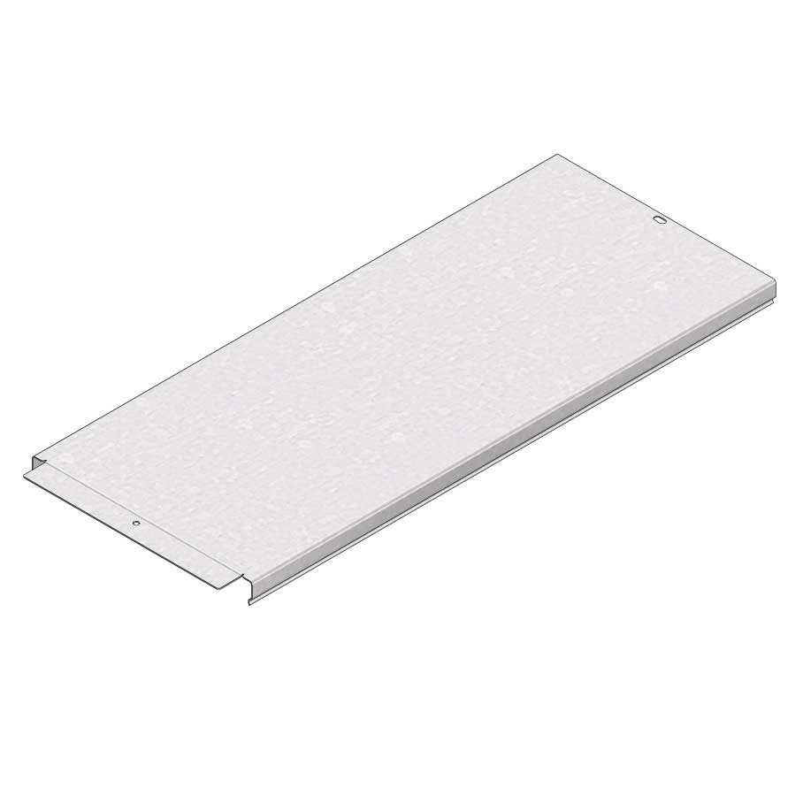 Kabelgoot deksel klikbaar 300x60mm Sendzimir verzinkt - 2 meter