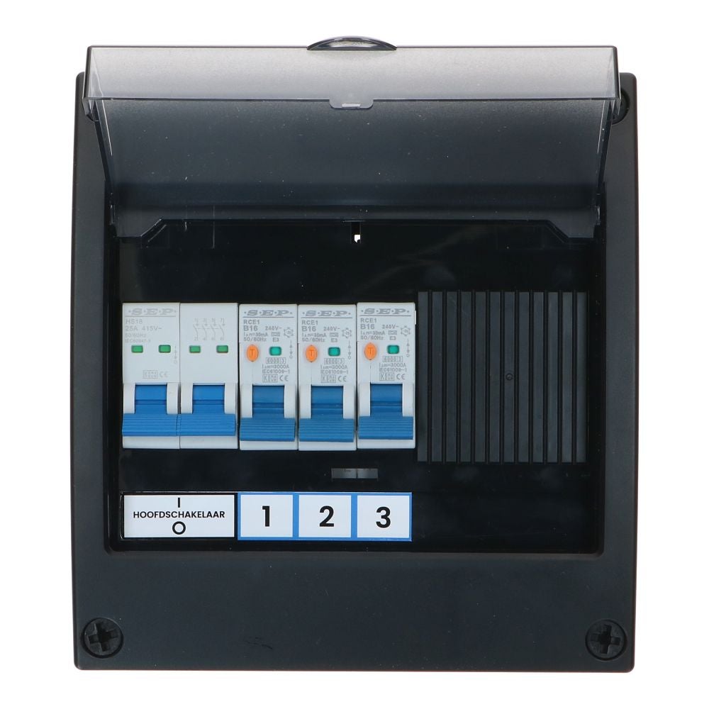 Zinvolt 3 fase verdeler 3 groepen