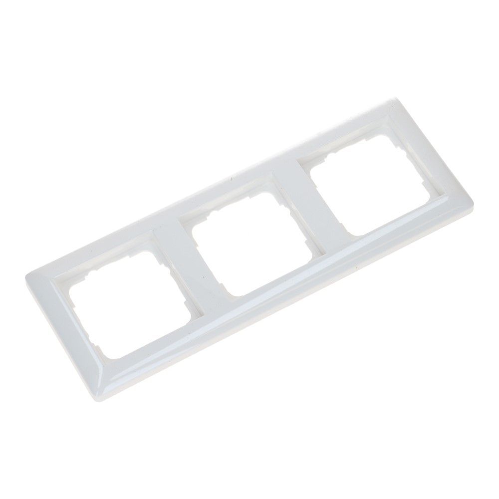 GIRA Standard 55 Afdekraam 3 voudig Zuiver wit