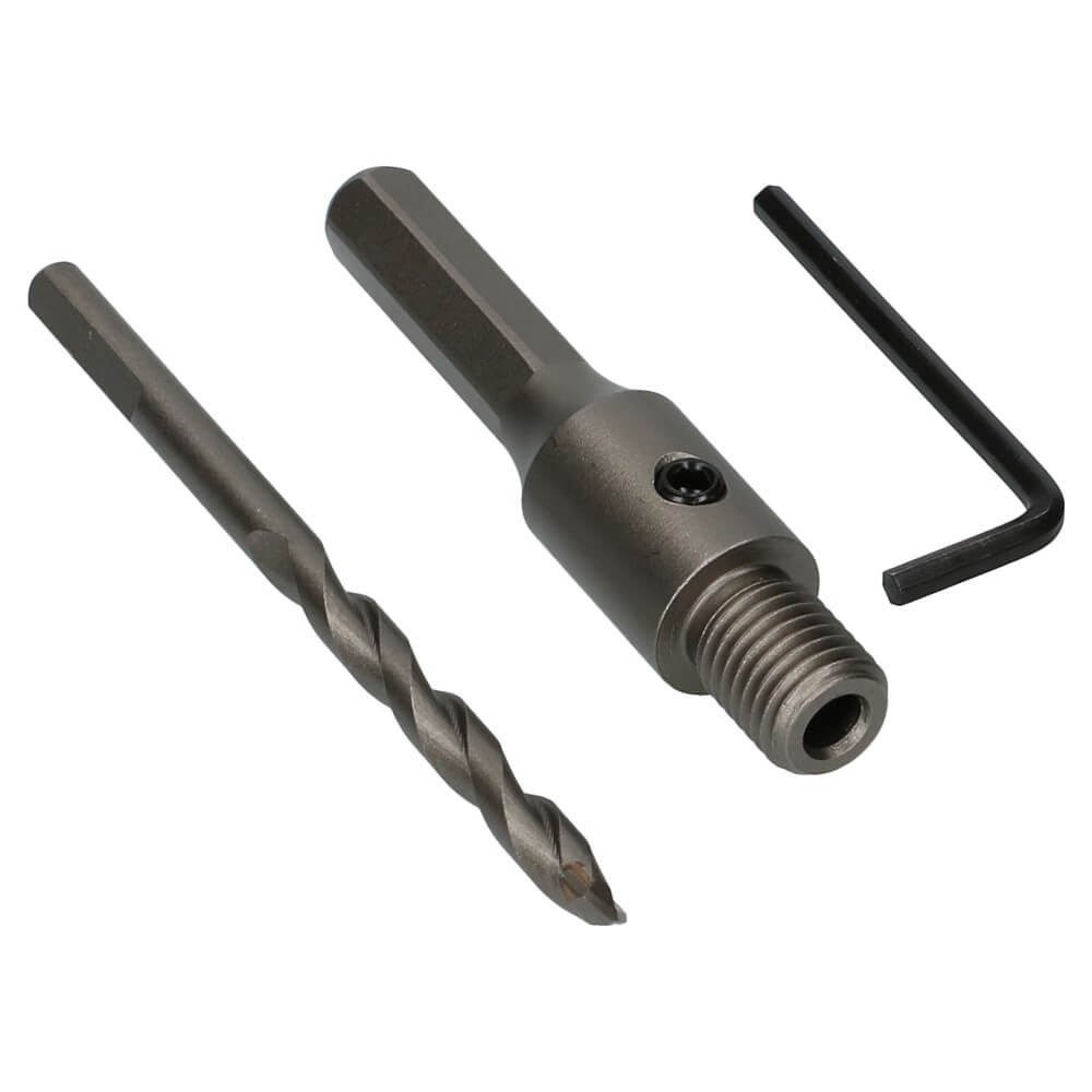 Adapter zeskant M16 voor dozenboren inwendig cillinder