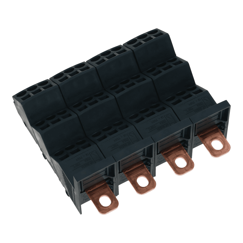 Verdeelblok 250A 4 polig 750VAC