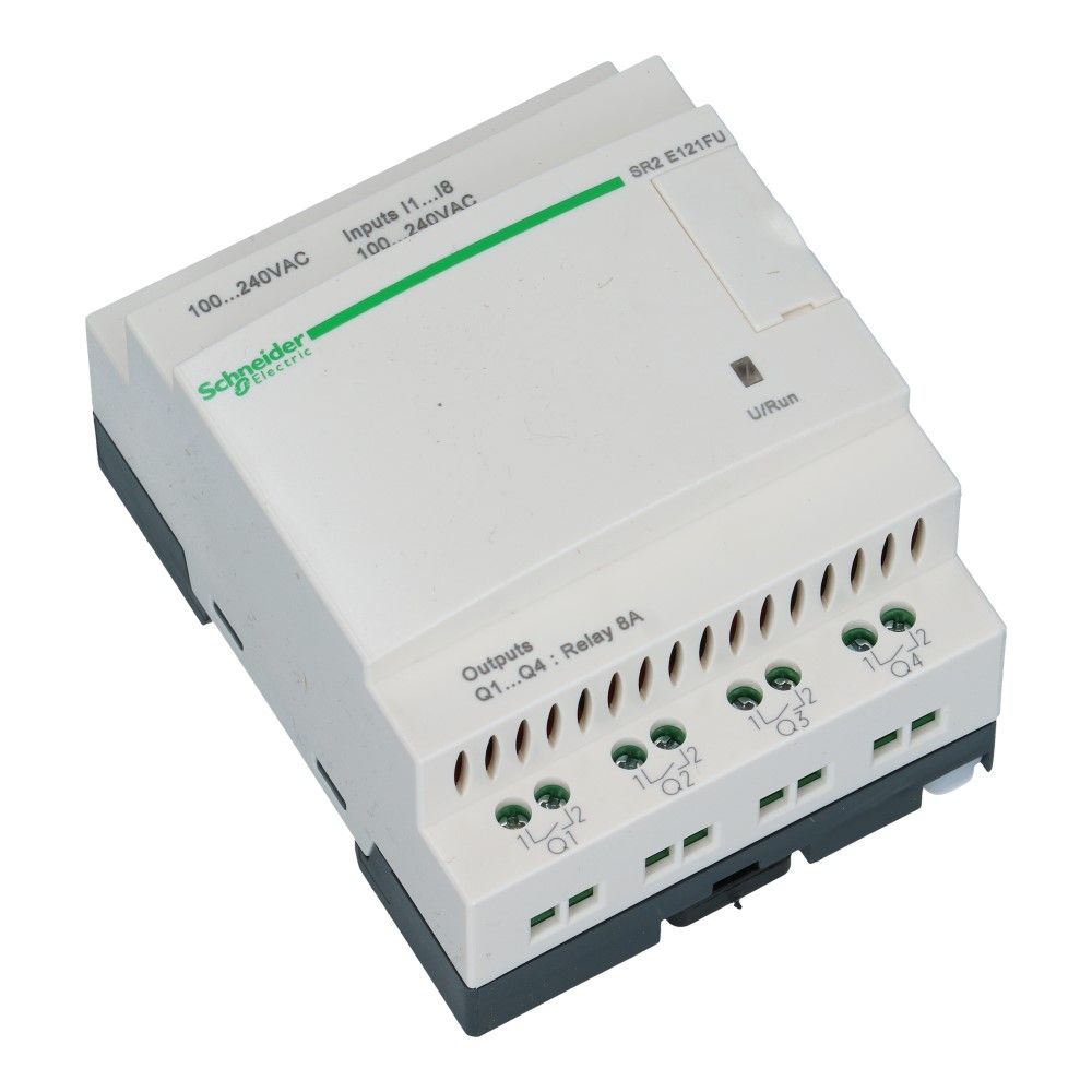 Zelio PLC met klok 12I-O 8in 4uit 100-240VAC