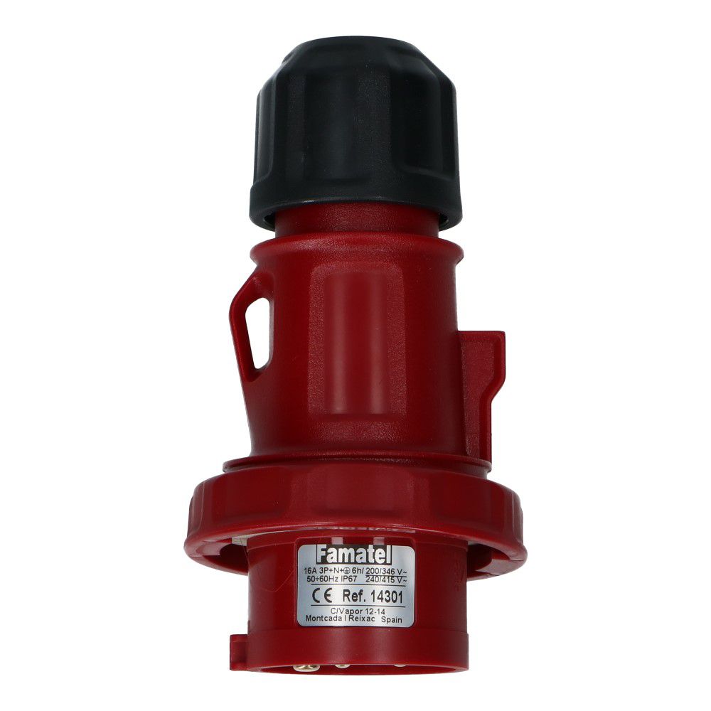 CEE male 5 polig 6H 16A IP67 stekker 380-415VAC