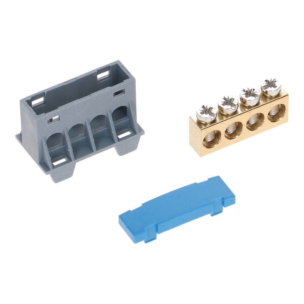 Aansluitverdeelblok AST16 grijs/blauw 4x16mm²