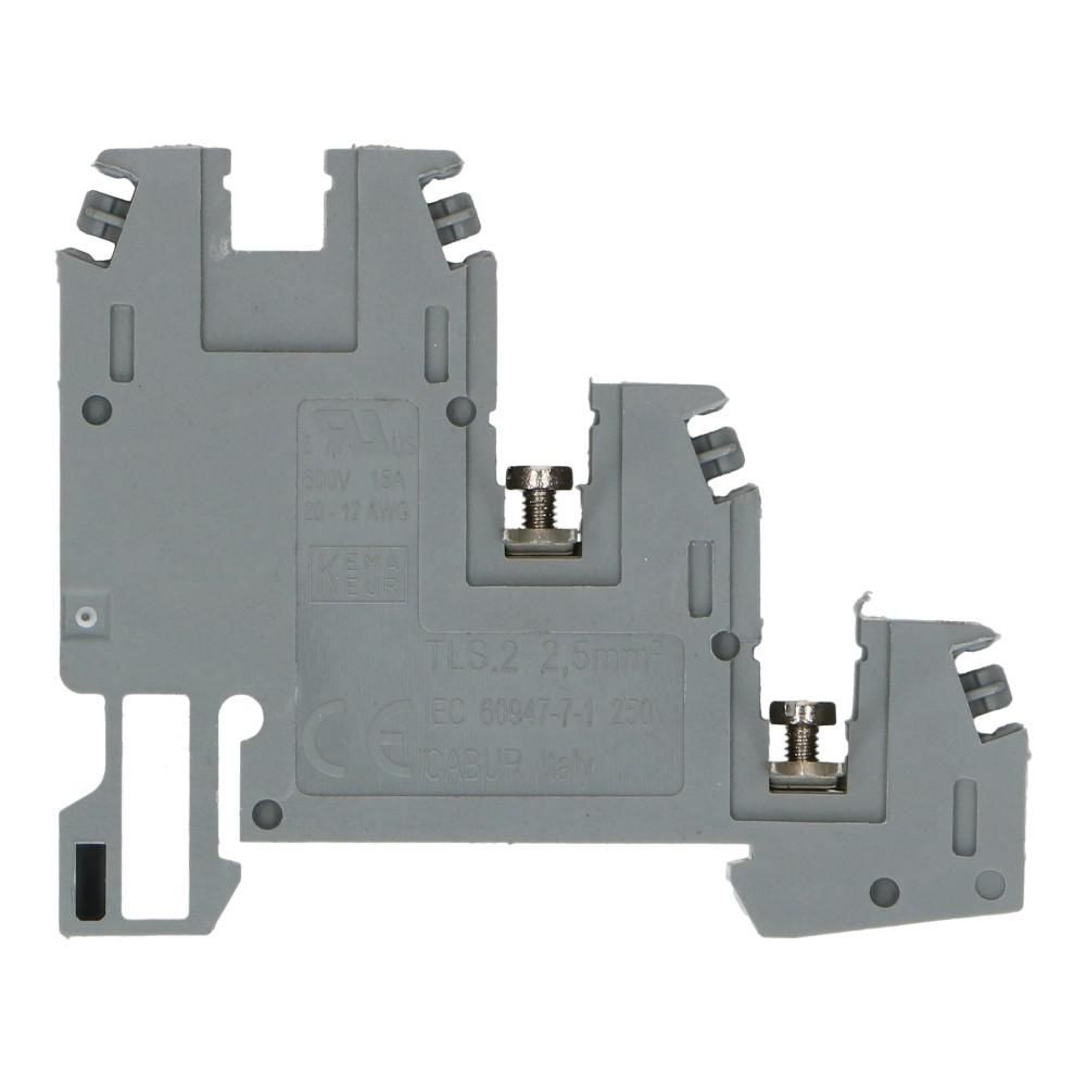 Montageklem etageklem TLS 2.5mm² grijs