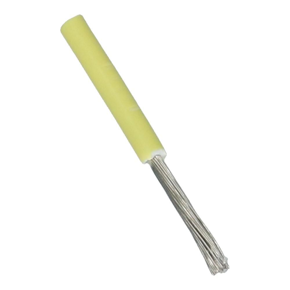 Montagedraad SO05Z-K 0.5mm² geel vertind halogeenvrij 145°C - 200 meter