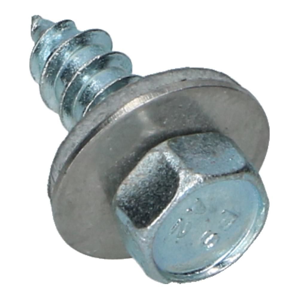 Montageschroef 6.5x19mm RVS A2 met neopreenring - 100 stuks