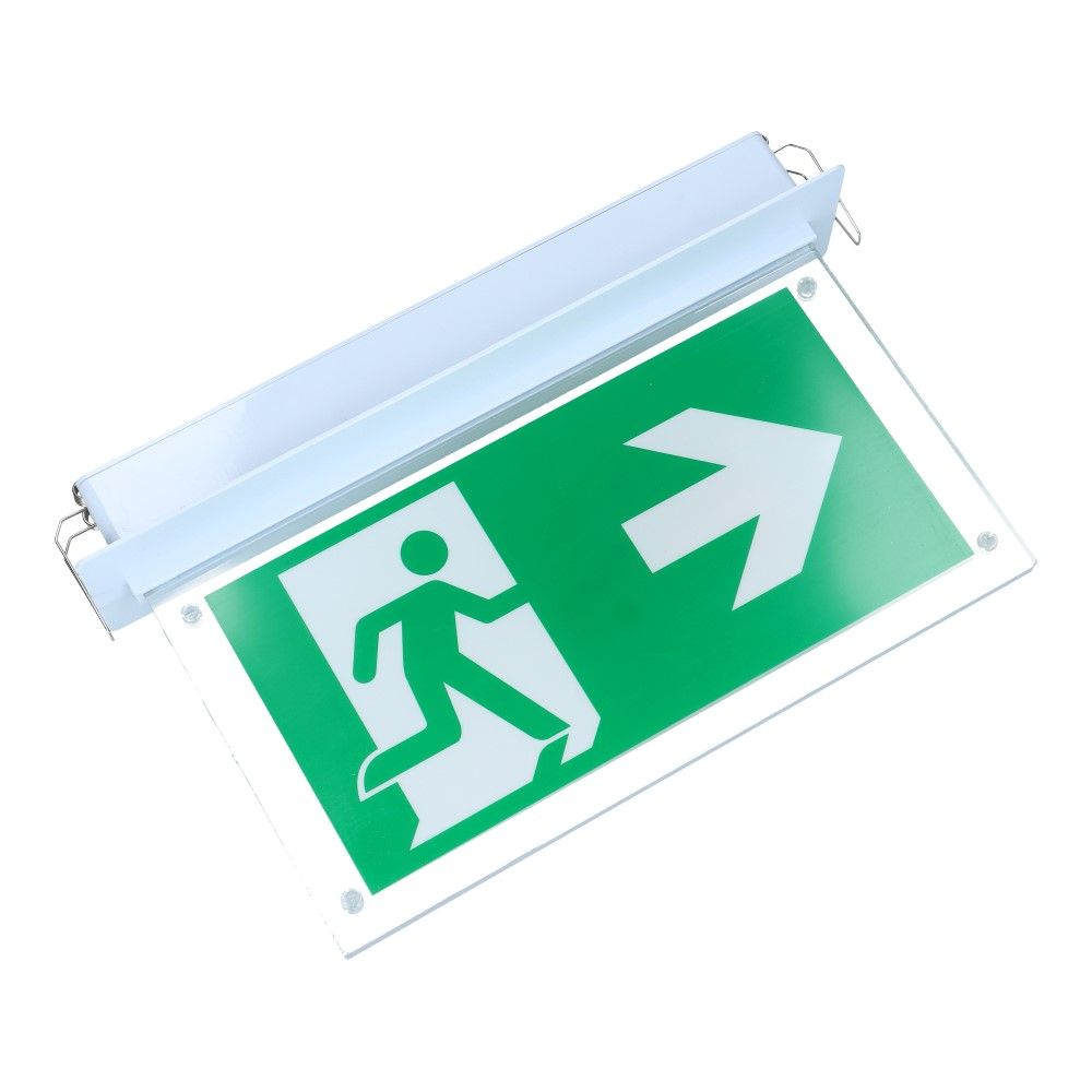 Noodverlichting inbouw IP20 LED met 3 pictogrammen