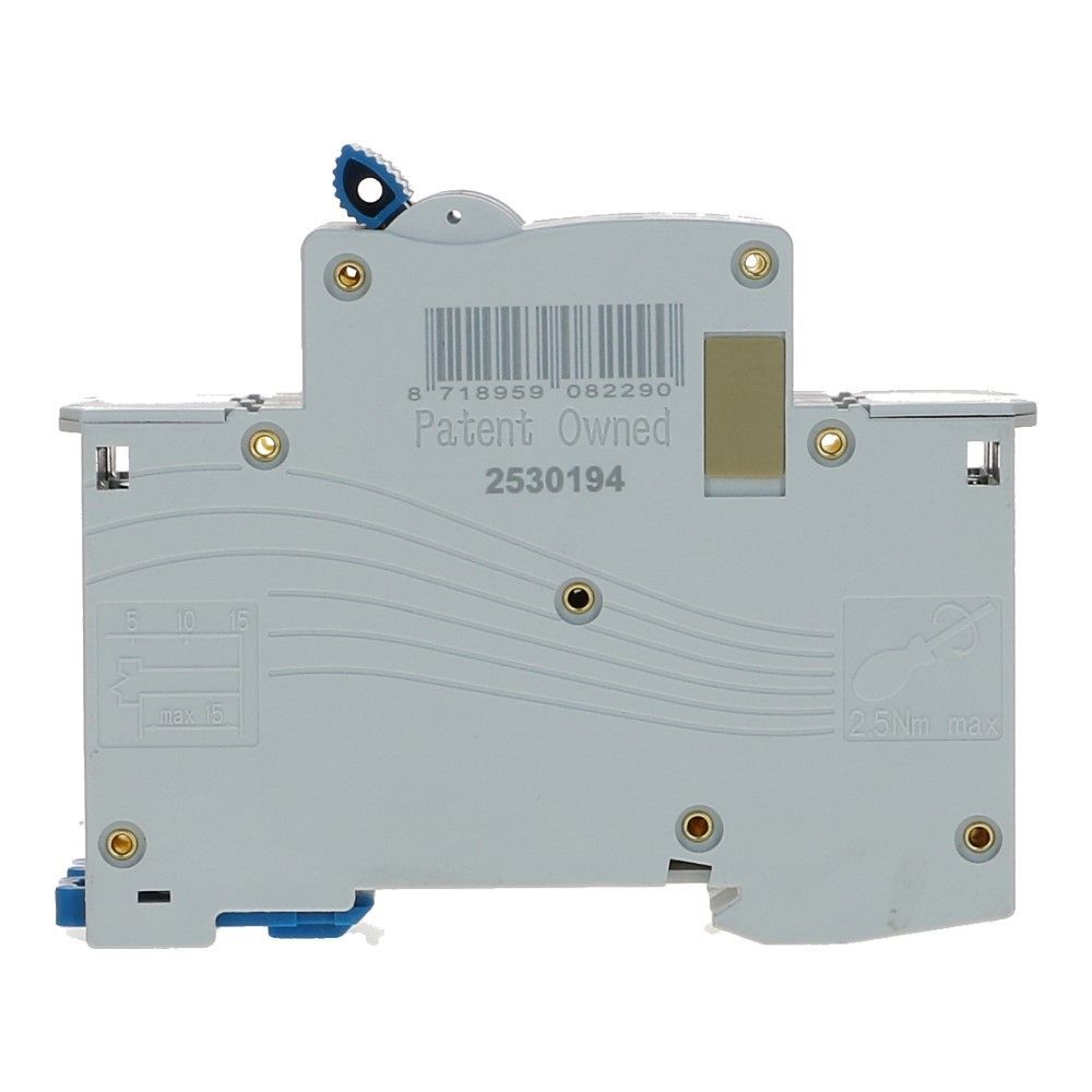Installatieautomaat  1 polig + nul 16A karakteristiek D 15kA INS1H