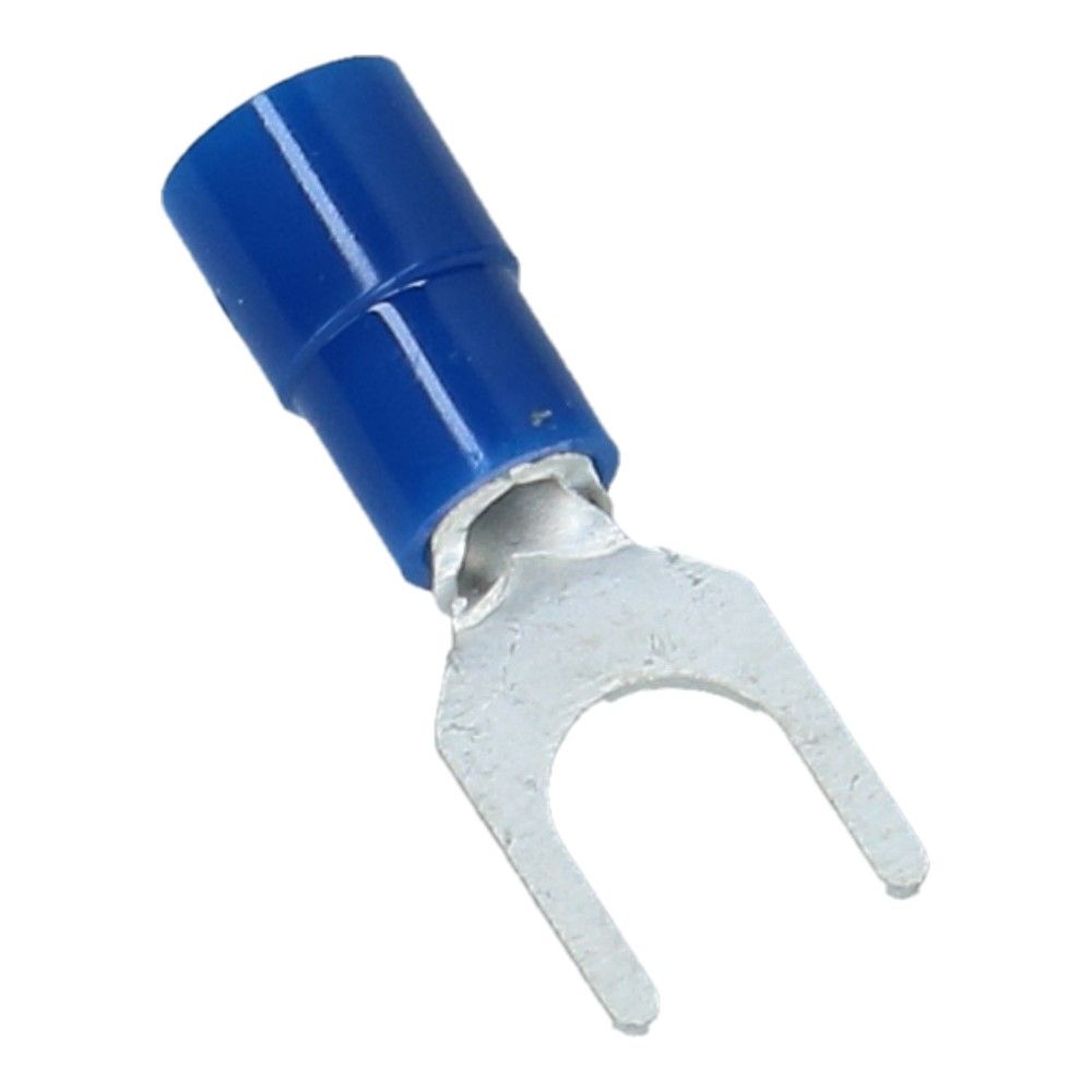 Kabelschoen vork opening 5.3mm B-8mm Blauw - 100 stuks