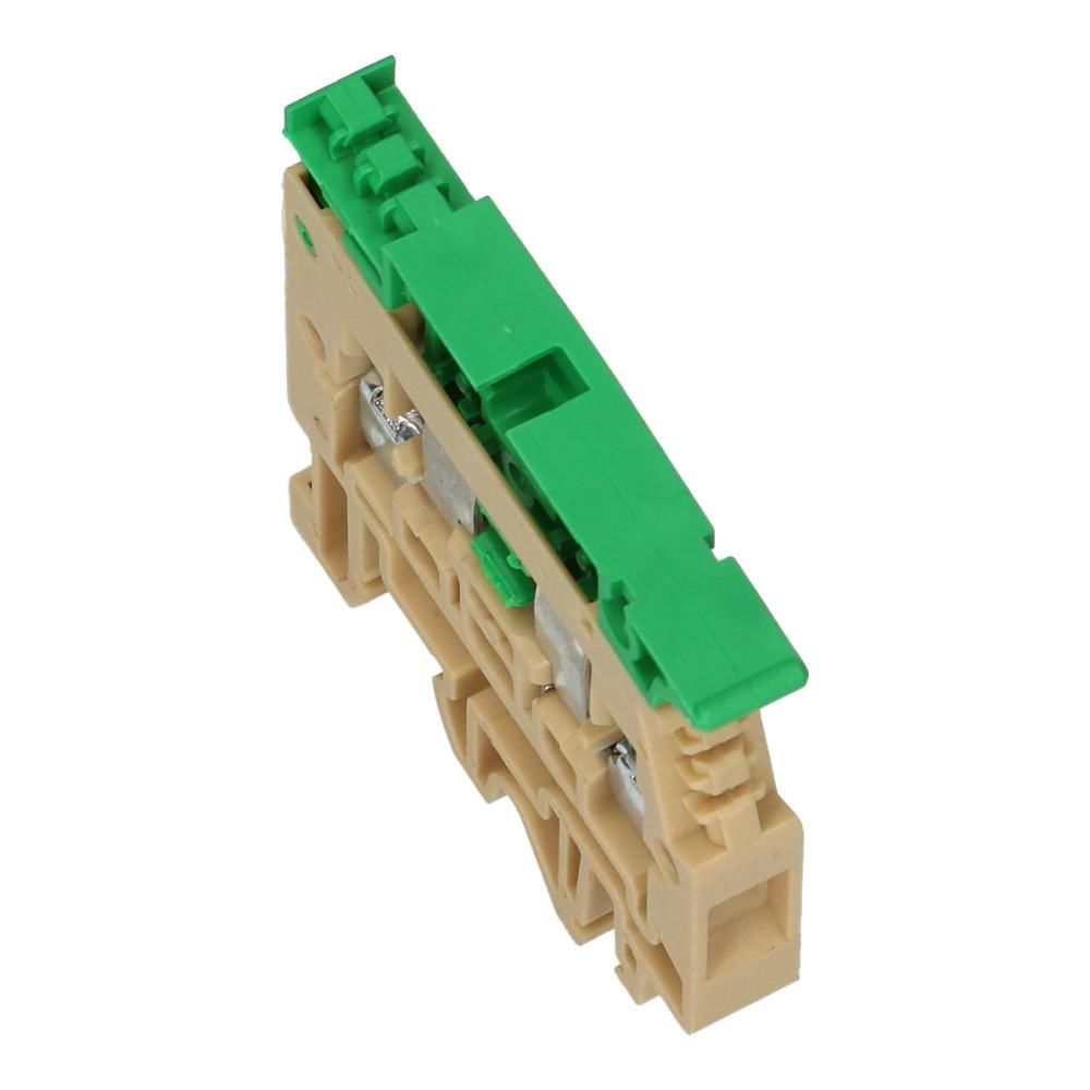 Montageklem met zekeringhouder SFR 4mm² beige