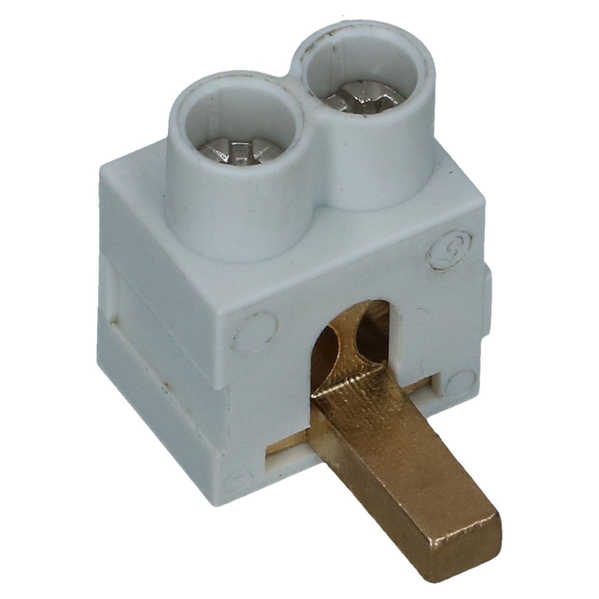Aftakblok pin grijs 1 fase 2x25mm²