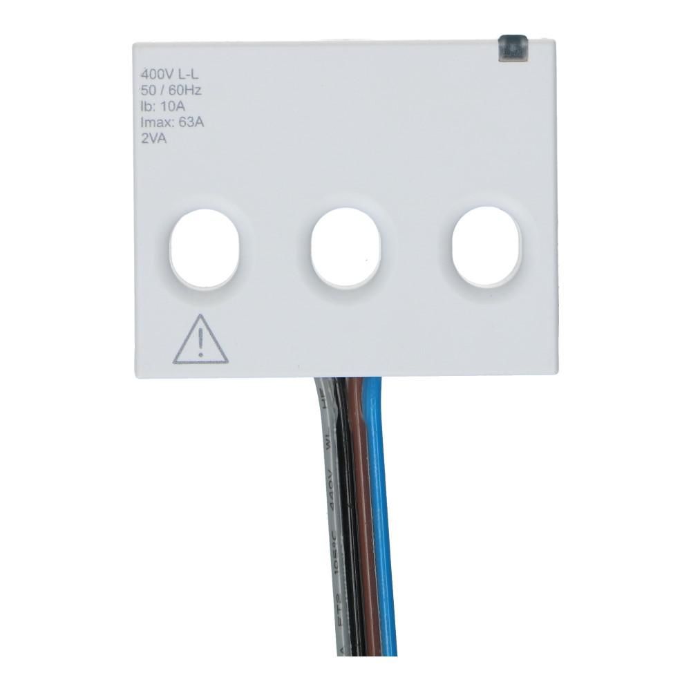 Acti9 PowerTag 3 polig + nul ondermontage pitch 9mm