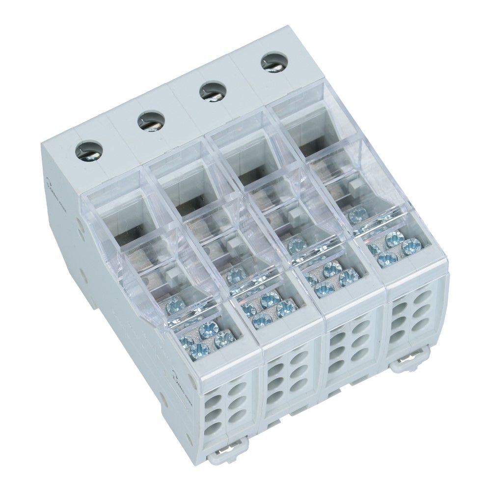 Verdeelblok JX2-9 125A 4p 1x50mm² 8x6mm²