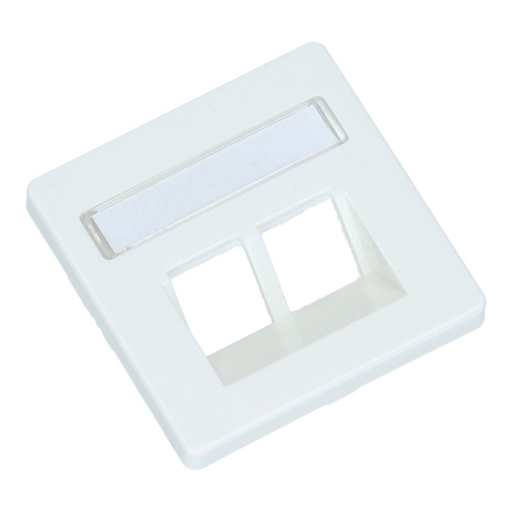 Centraalplaat MIKRO 9010 datacontactdoos 2xRJ45