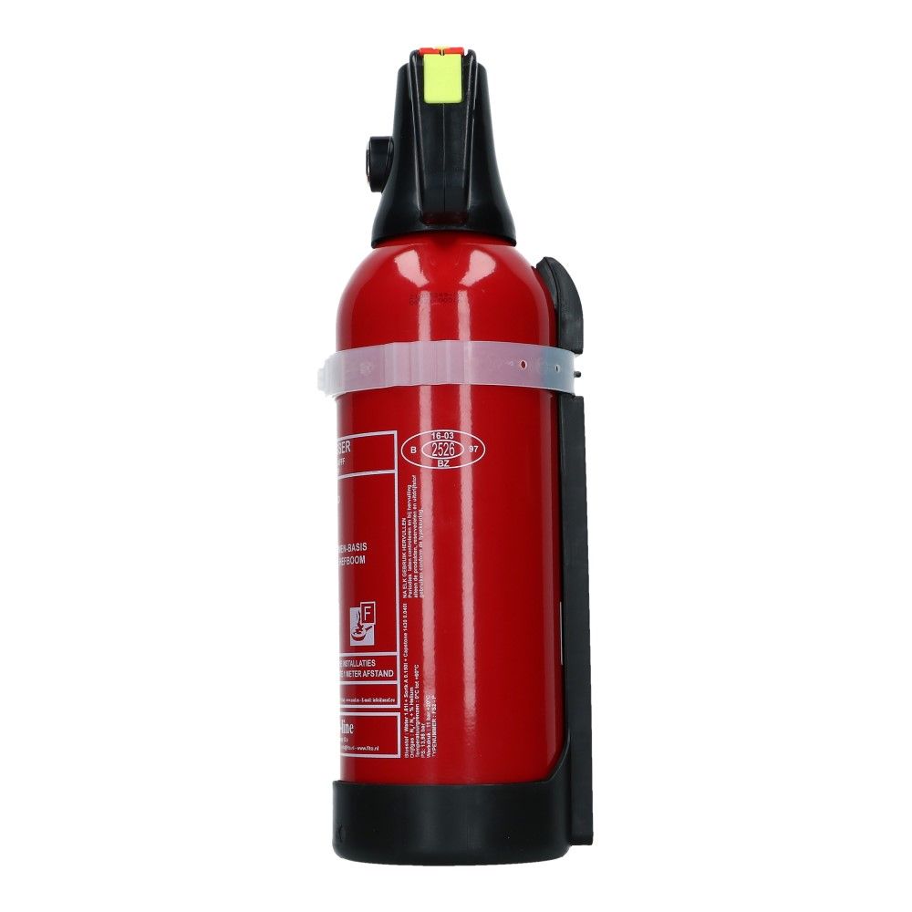 Schuimblusser aluminium cylinder met manometer klasse A B F incl muurbeugel 2 ltr