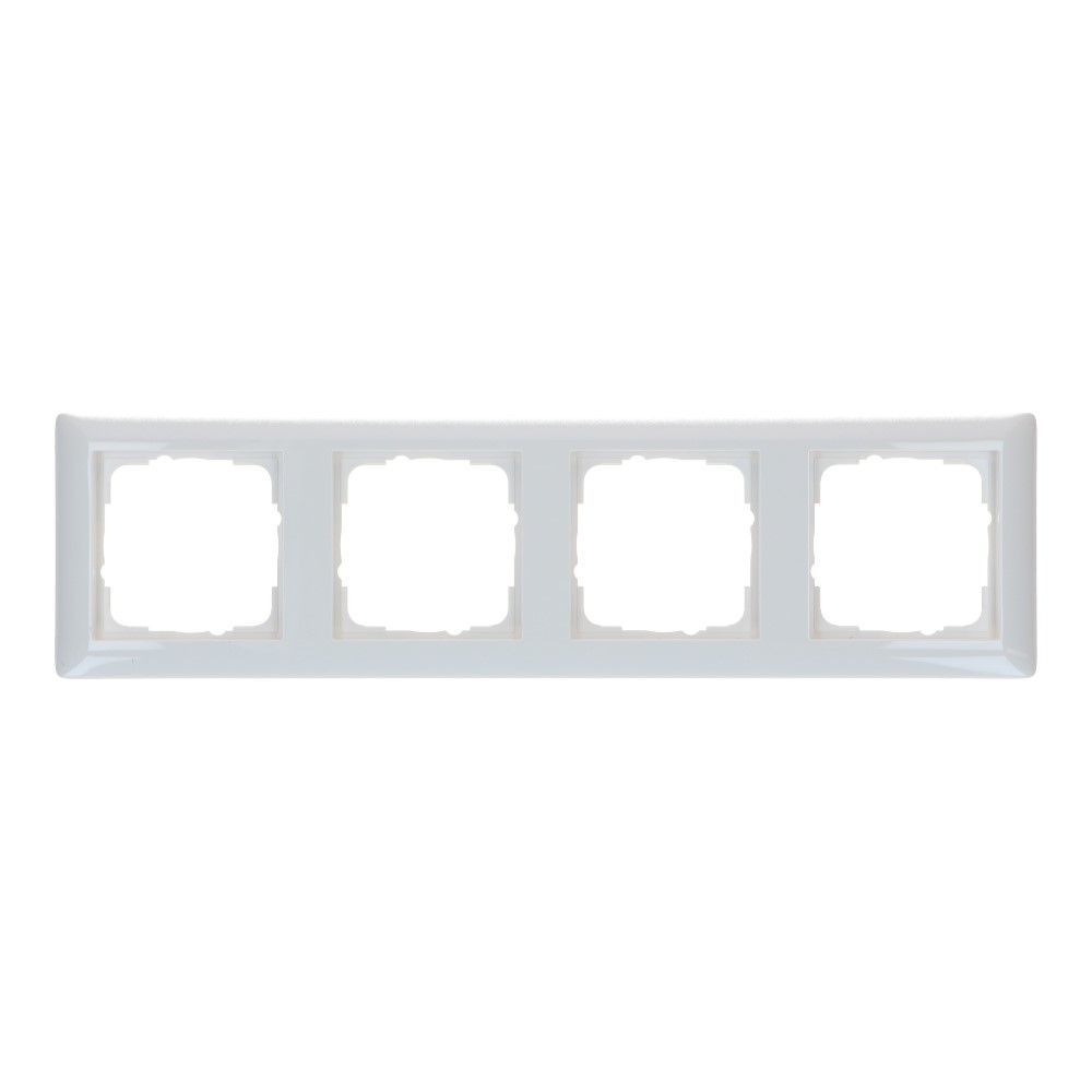 GIRA Standard 55 Afdekraam 4 voudig Zuiver wit