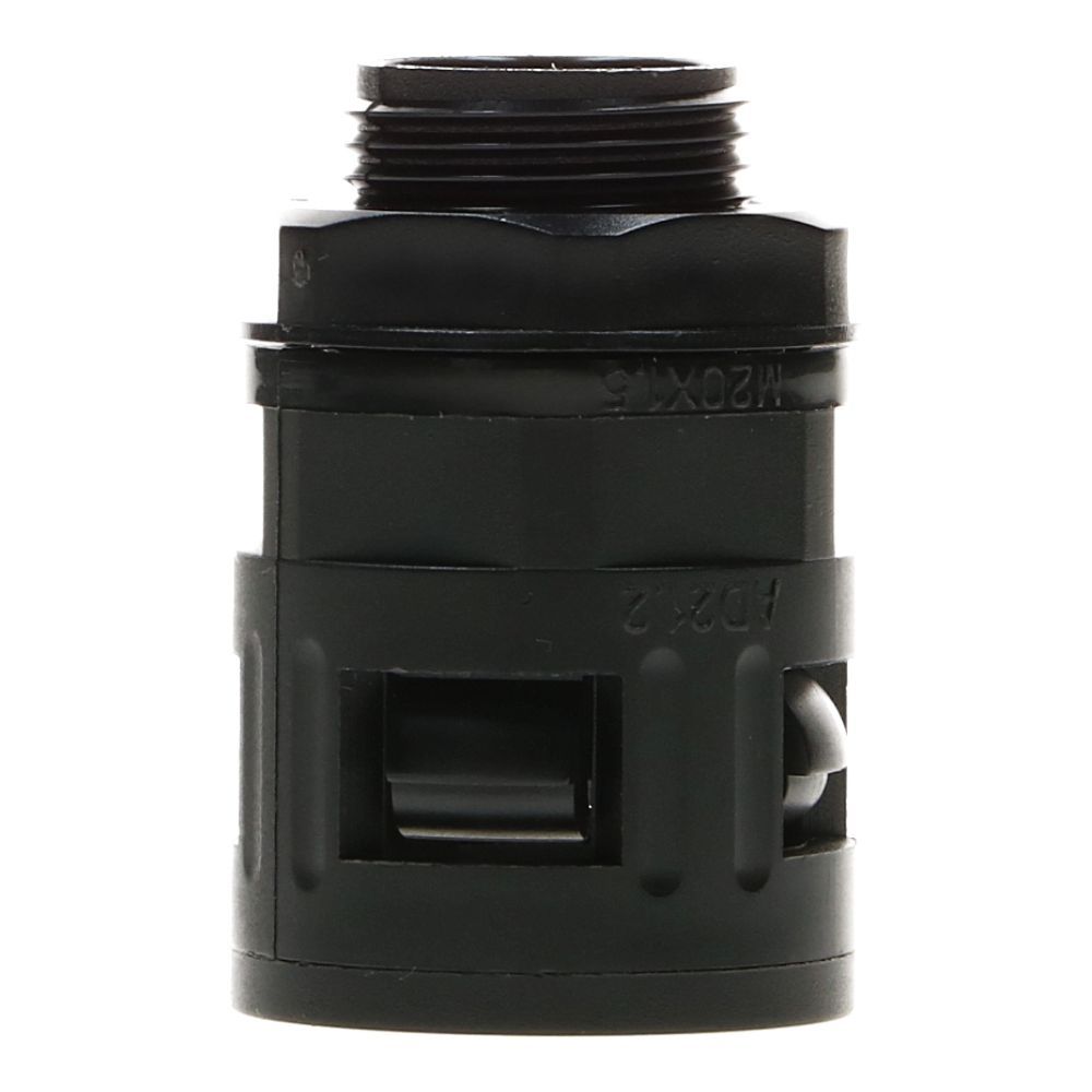 M20 snelconnector flexibele buis zwart 20mm