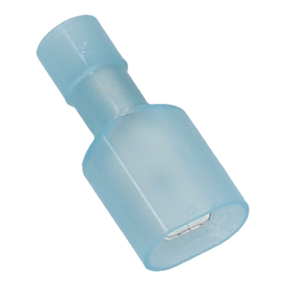 Kabelschoen vlakstekker ISO B-6.3mm D-0.8mm Blauw - 100 stuks