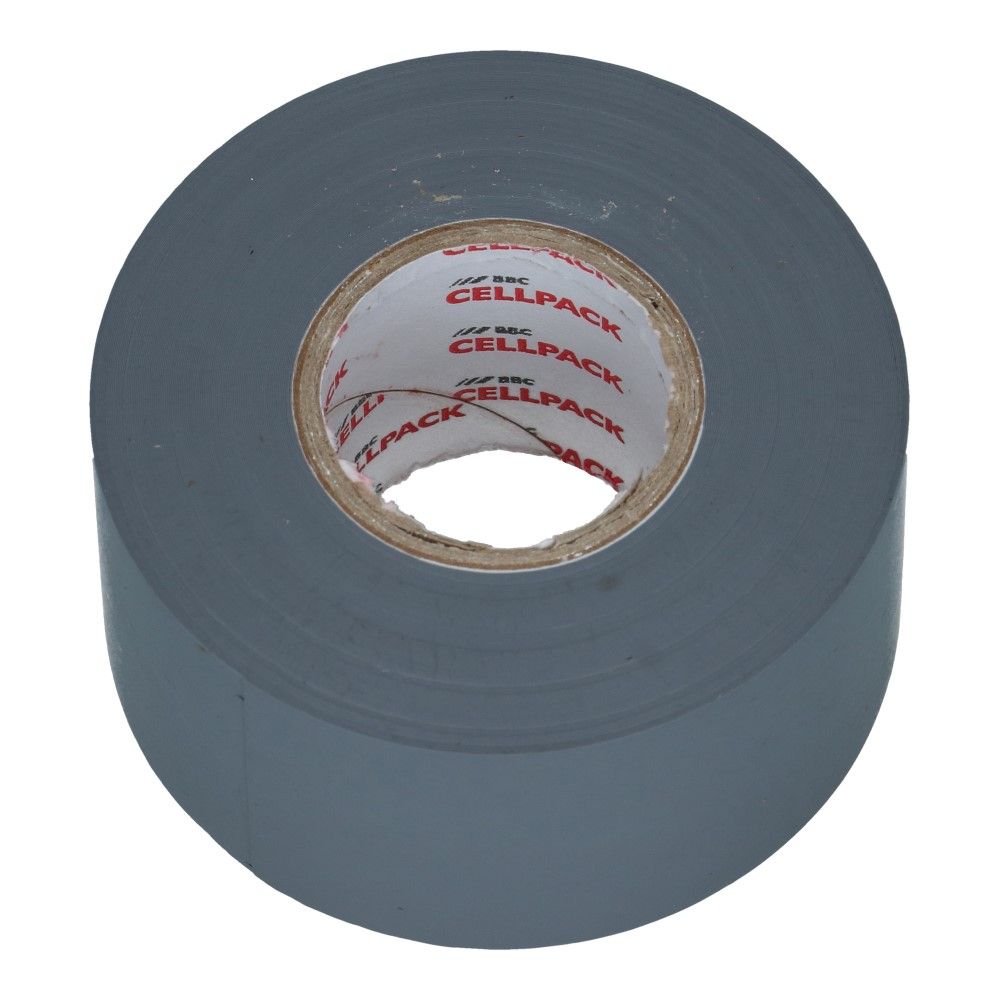Extra sterk grijs PVC Isolatietape 38mm - 20 meter