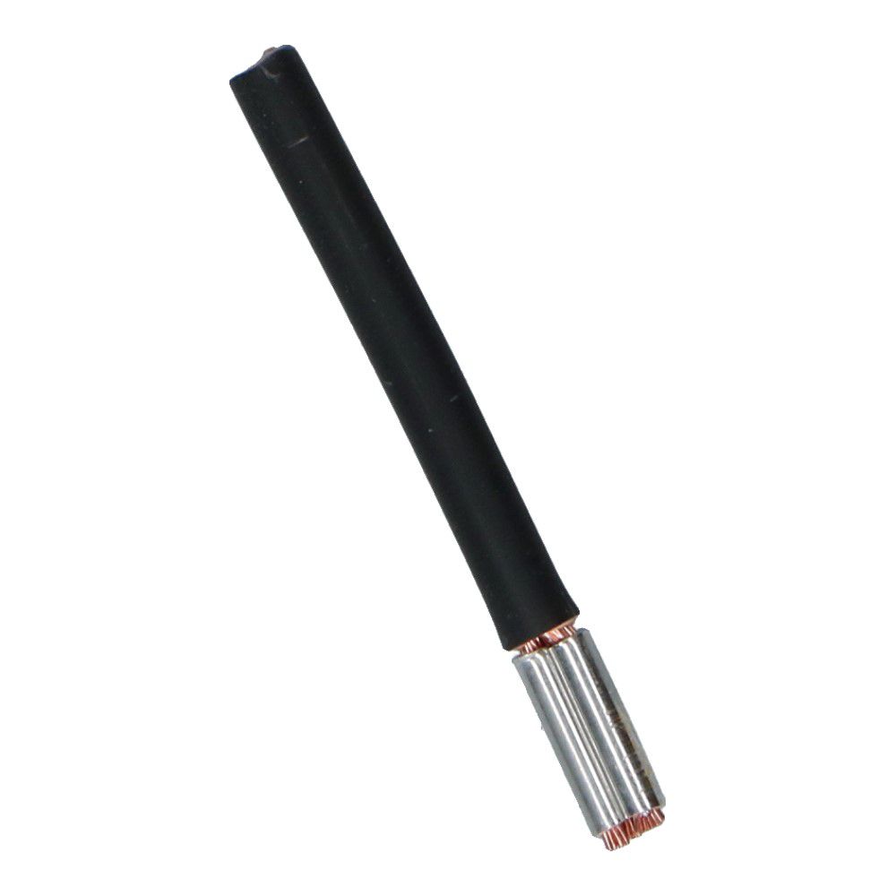 Montagedraad met vertind huls zwart 2.5mm² 320mm halogeenvrij 90°C 