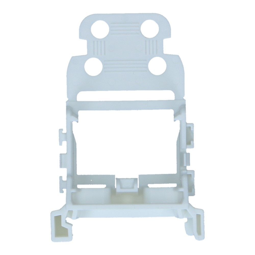 WAGO bevestigingsadapter met trekonlasting voor 0.14-4mm² soepel en massief wit