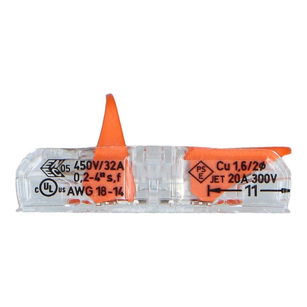 WAGO Doorvoerconnector  0.2-4mm² soepel en massief - 60 stuks