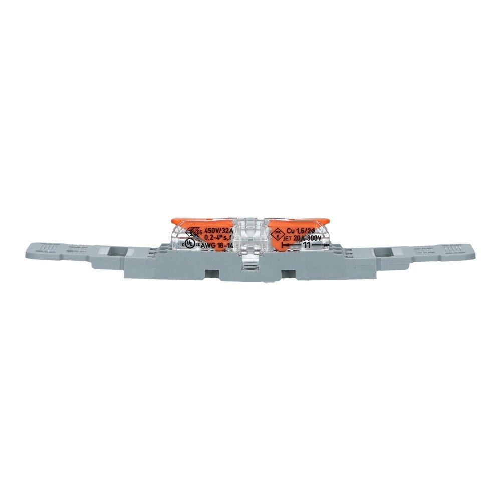 WAGO Bevestigingsadapter doorvoerconnector 3-voudig schroefbevestiging en trekontlasting - 5 stuks