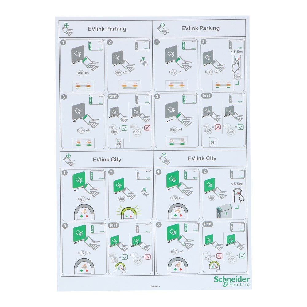 EVlink RFID kaarten - 10 stuks