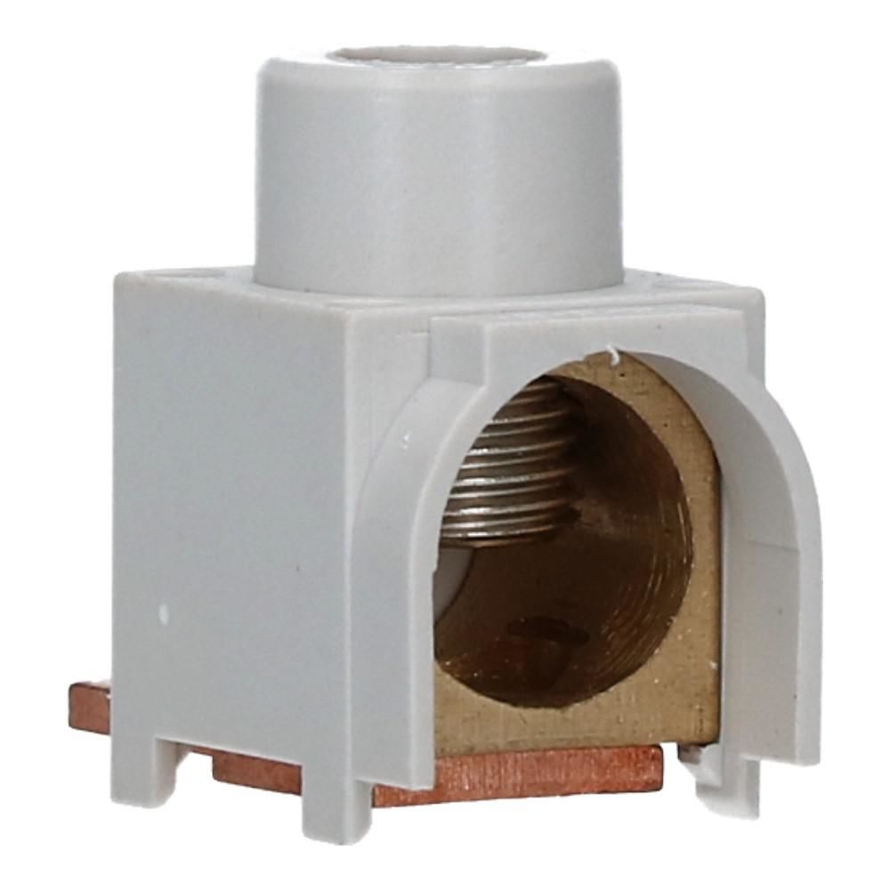 Aftakblok pin grijs 1 fase 50mm² stift 15mm