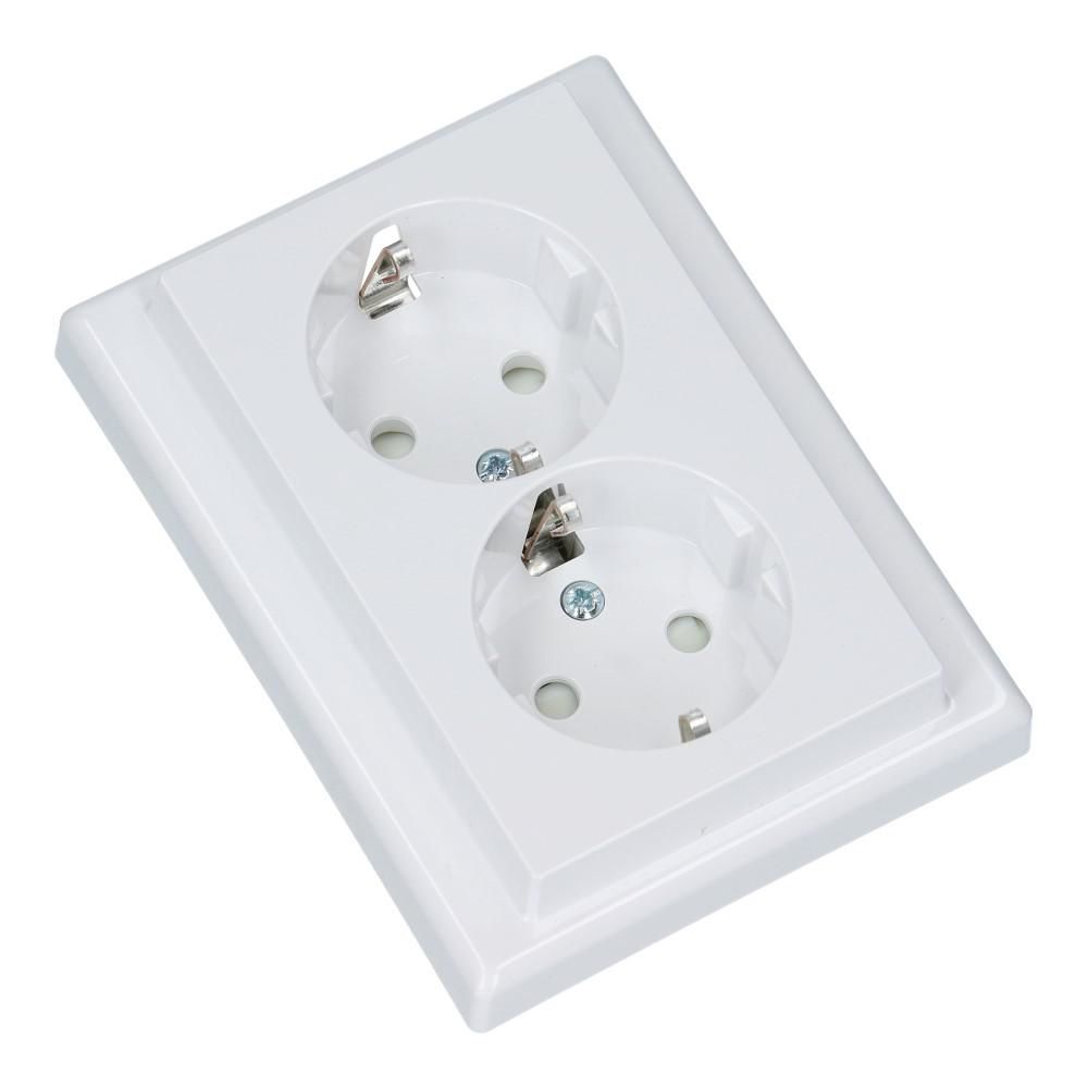 Wandcontactdoos dubbel M-SMART 9016