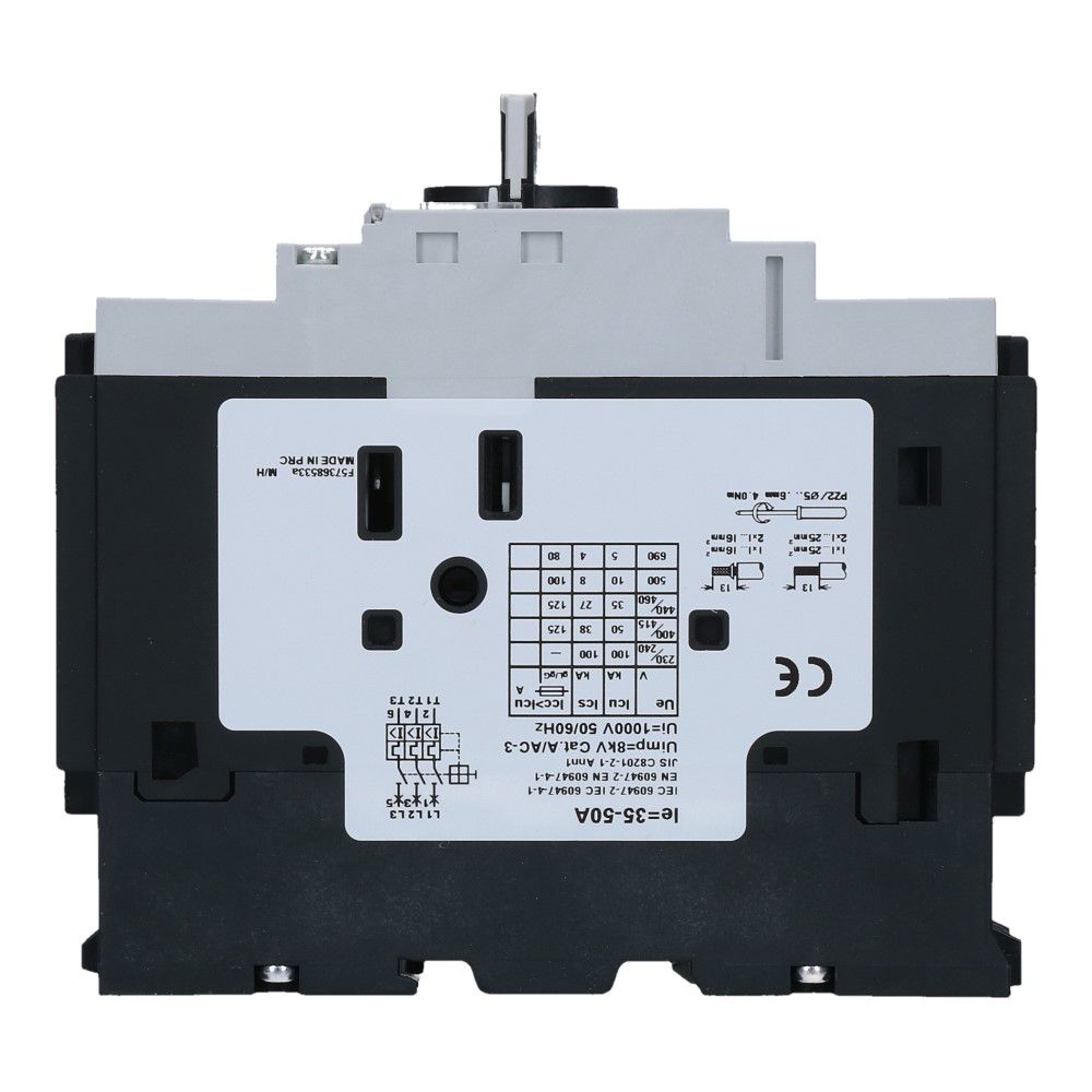 35-50A Motorbeveiligingsschakelaar 415VAC 50kA