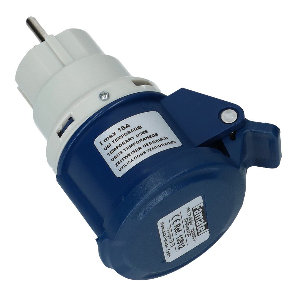 Stopcontact naar CEE 1p+n+e