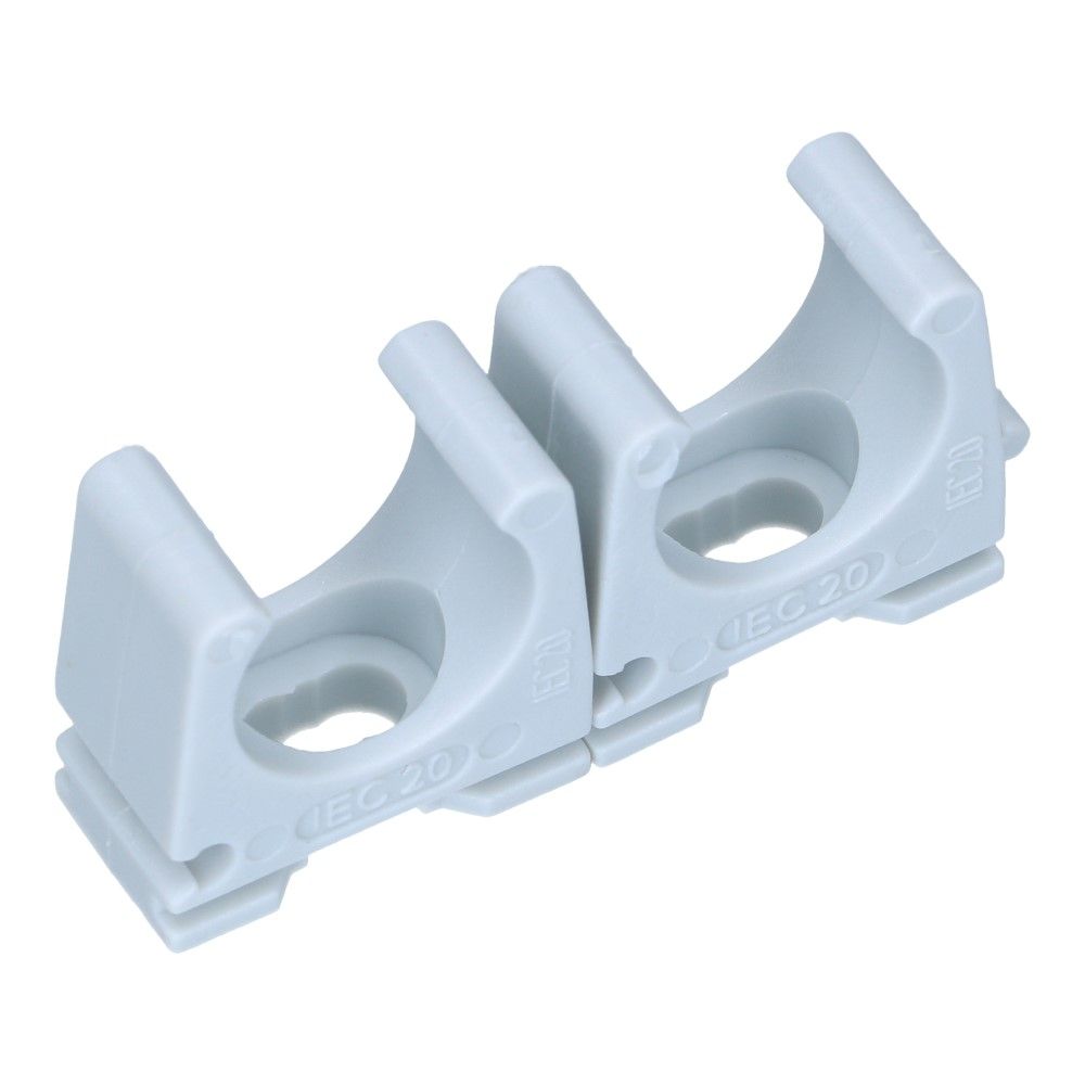 Klembeugel RC 20-21mm lichtgrijs - 100 stuks