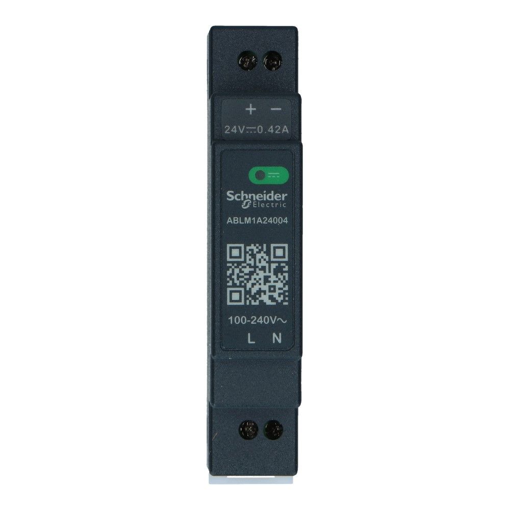 Dinrail voeding 24VDC uit 100-240VAC in 0.4A 10Watt
