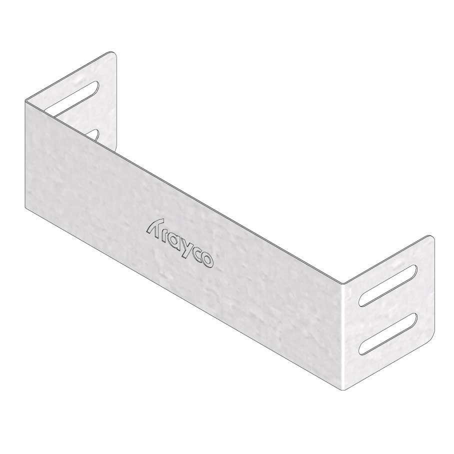Kabelgoot eindstuk 300x60mm Sendzimir verzinkt