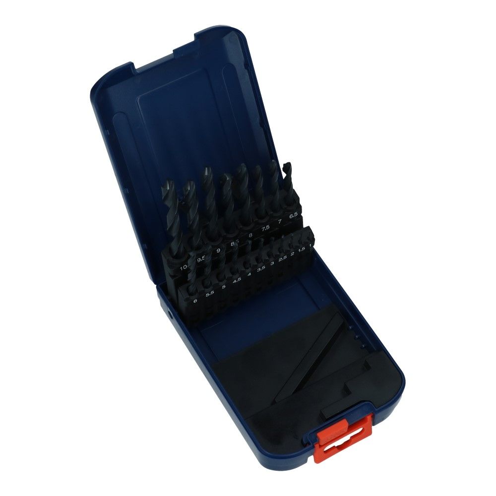 19 delig Spiraalboor set 1.0-10.0mm