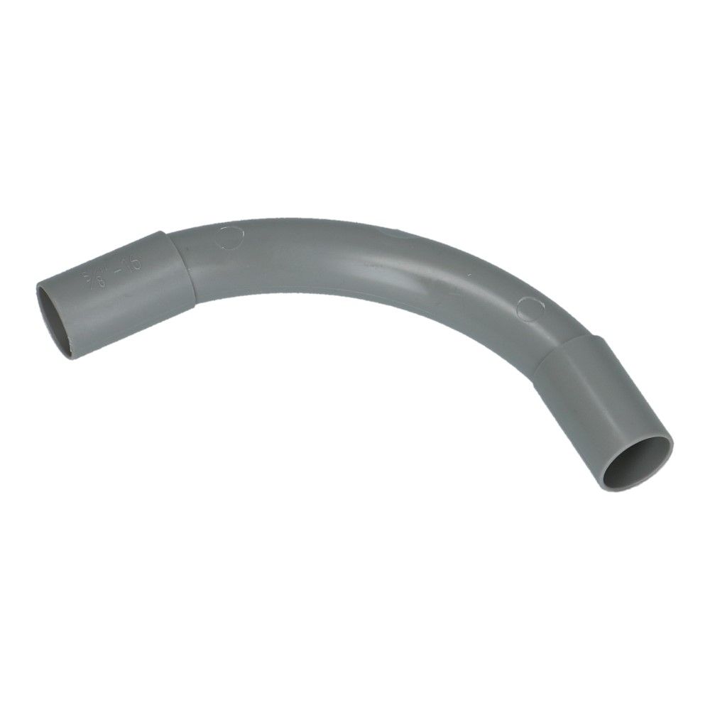 Hostalit bocht grijs 16mm Polvalit VSV - 25 stuks