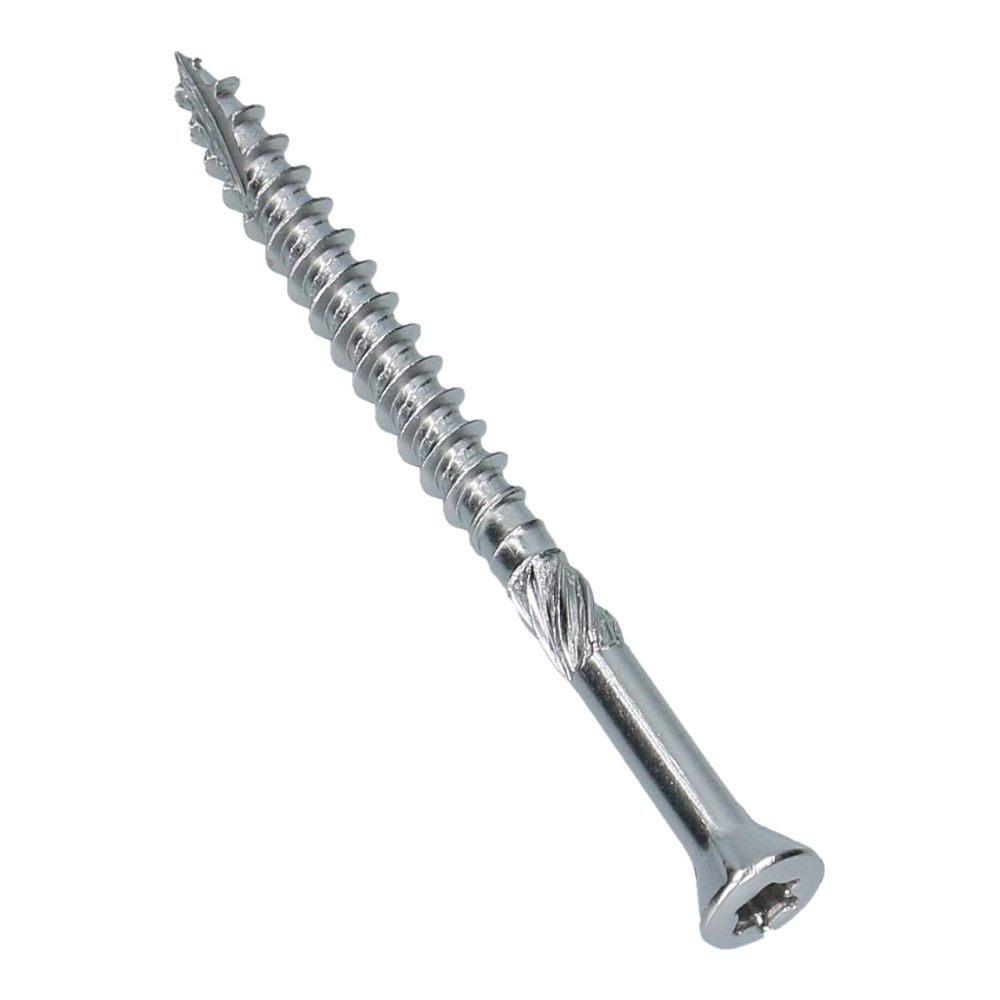Hardhoutschroef 4x50 Torx 15 Platkop RVS C2 - 200 stuks