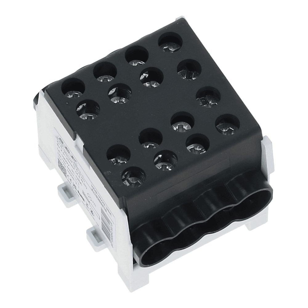 HLAK Hoofdkabel aftakklem 1x35mm²/3x25mm² zwart