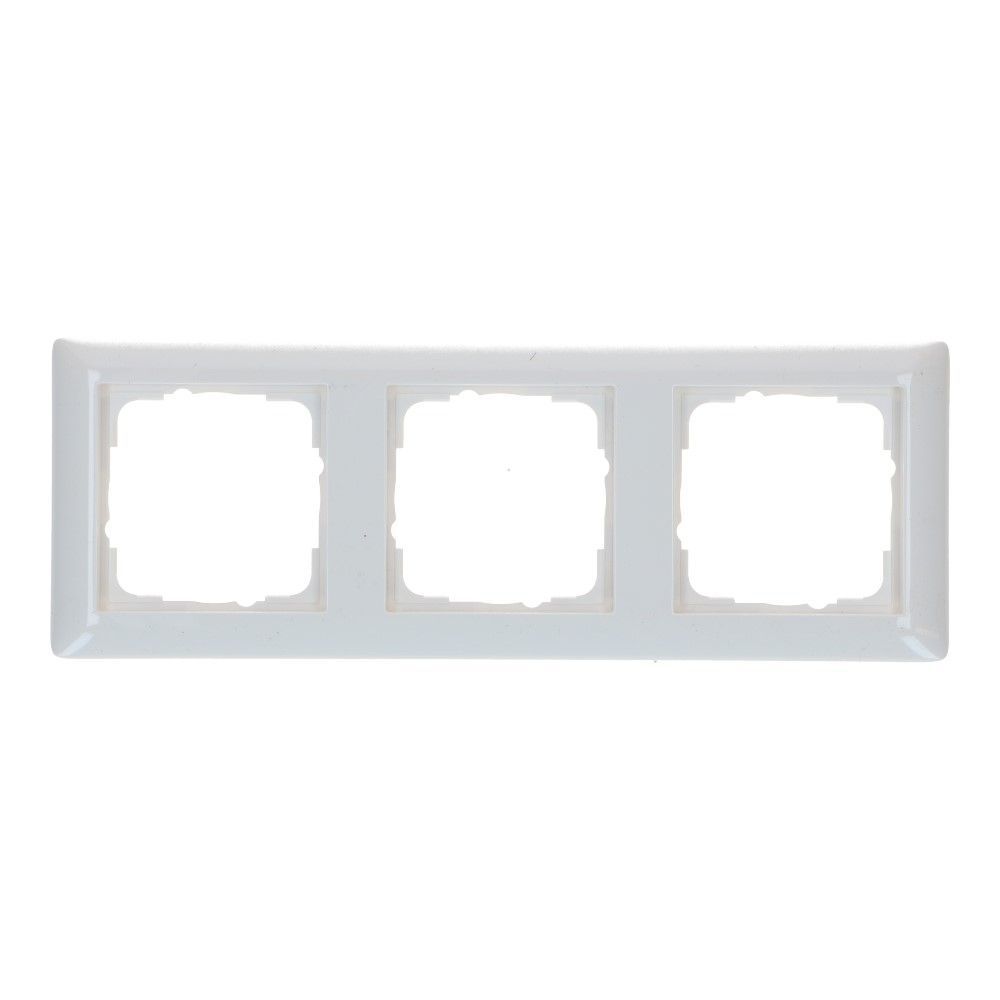 GIRA Standard 55 Afdekraam 3 voudig Zuiver wit